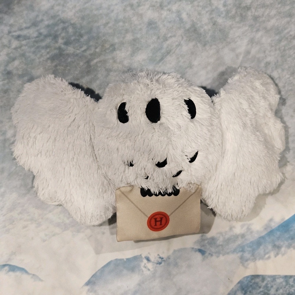 BarkBox Hedwig Dog‎ Toy Harry Potter Owl Hogwarts Letter Plush Squeaky Crinkle